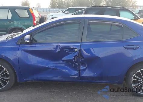 2015 Toyota Corolla S Plus из США, поврежденный, VIN 5YFBURHE5FP280952